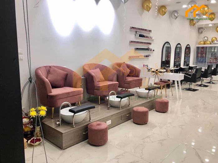 Mẫu ghế nail đẹp sang trọng
