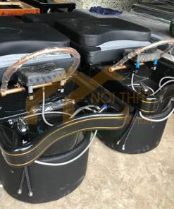 Mẫu giường gội đầu dưỡng sinh màu đen