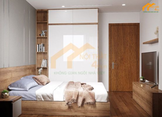 Mẫu tủ quần áo acrylic đẹp sang trọng