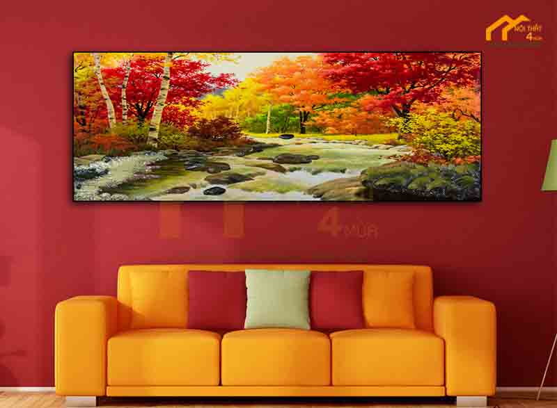 Mệnh Hỏa hợp tranh màu gì