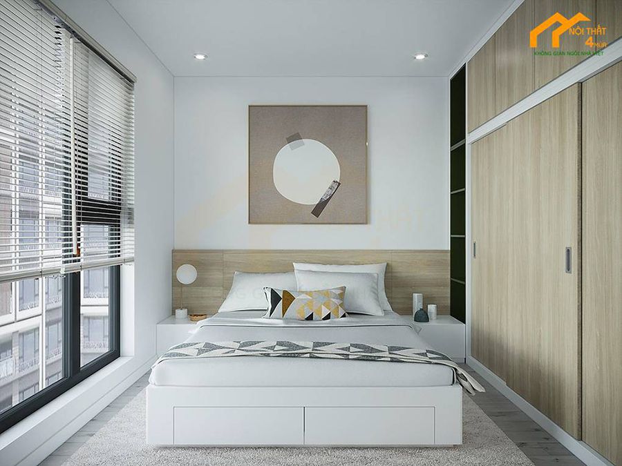 20+ Mẫu tủ quần áo cửa lùa, cánh trượt đẹp và tiện lợi 1 Mẫu tủ quần áo cửa lùa gỗ công nghiệp hiện đại
