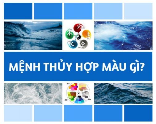 Mệnh thủy hợp màu gì