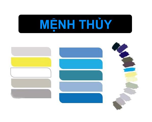 Mệnh thủy hợp màu gì
