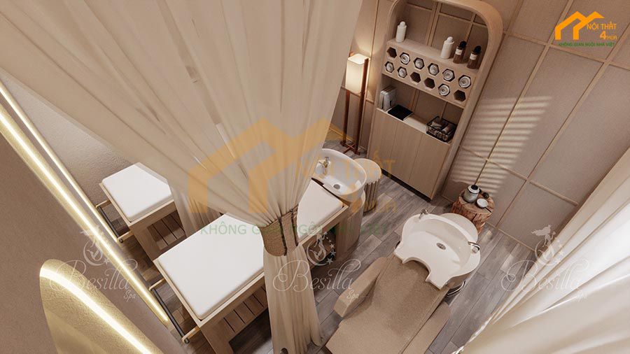 Spa phun xăm Besilla 10 Nội thất spa phun xăm Besilla hiện đại