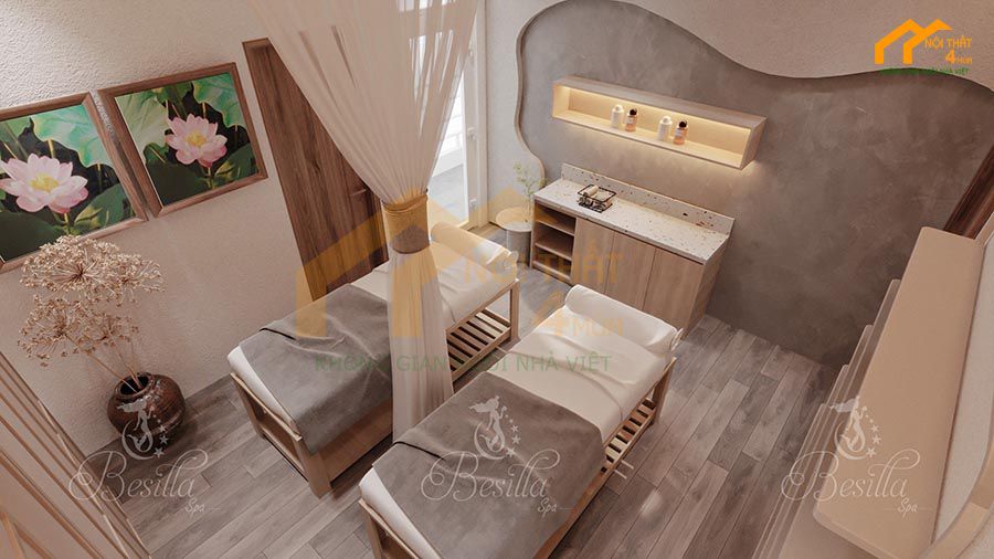 Spa phun xăm Besilla 7 Nội thất spa phun xăm Besilla hiện đại