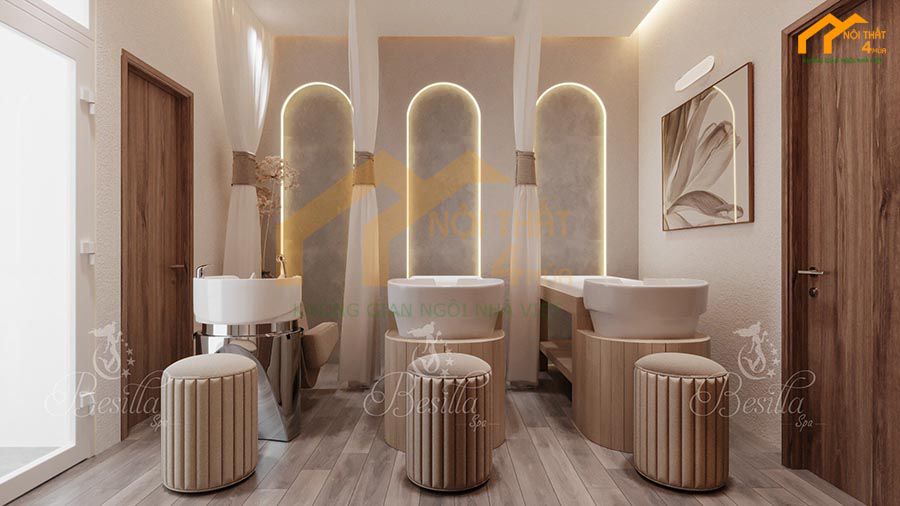 Spa phun xăm Besilla 11 Nội thất spa phun xăm Besilla hiện đại