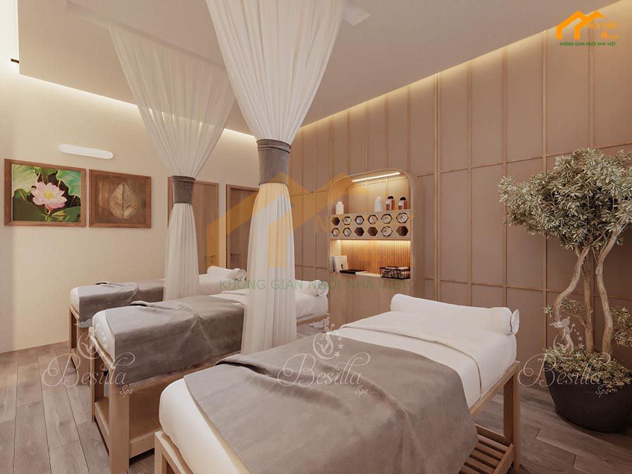 Spa phun xăm Besilla 13 Nội thất spa phun xăm Besilla hiện đại