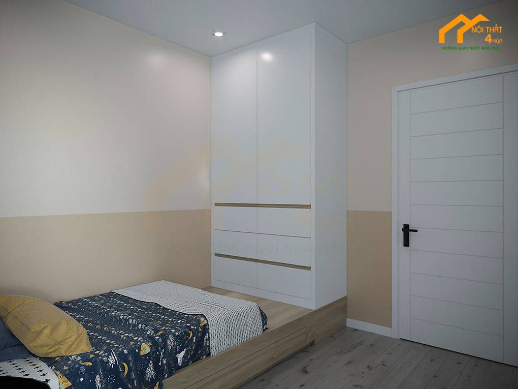 50+ Mẫu tủ quần áo gỗ công nghiệp đẹp hiện đại 51 Tủ quần áo 1m2