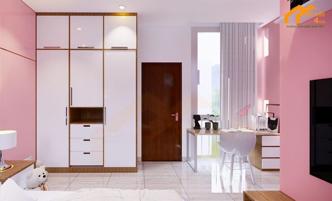 Mẫu tủ quần áo 3 cánh đẹp hiện đại