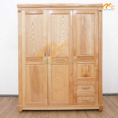 Mẫu tủ quần áo gỗ sồi đẹp