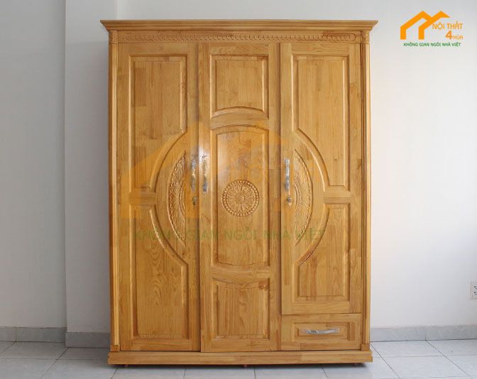 Tủ quần áo gỗ thông