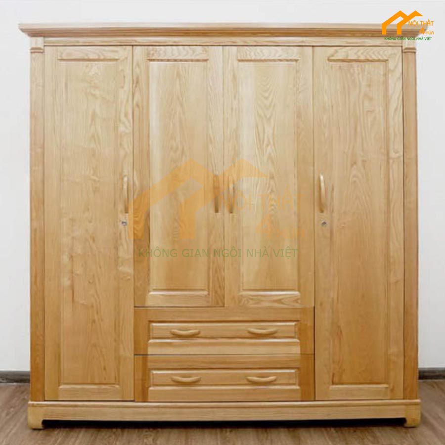 Tủ quần áo gỗ thông