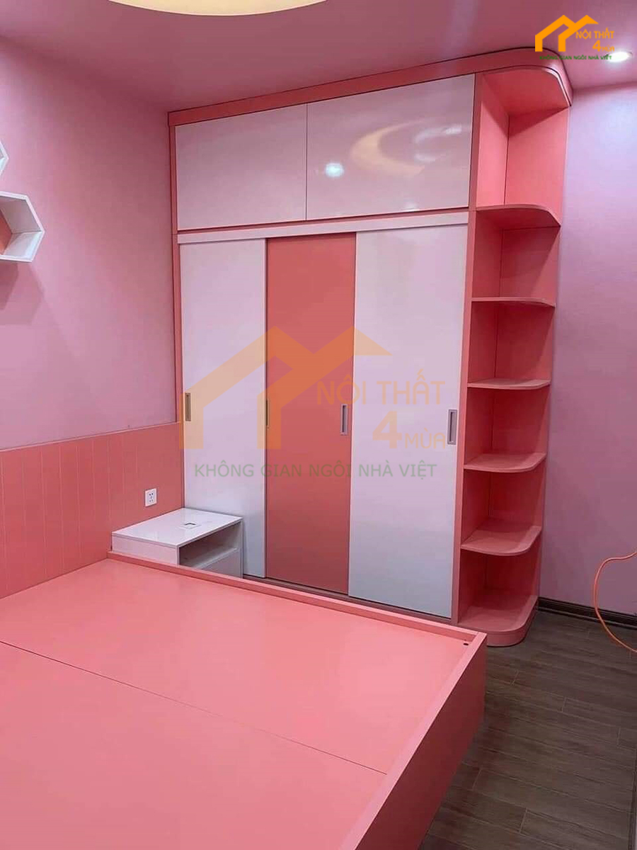 20+ Mẫu tủ quần áo trẻ em đẹp, giá rẻ tại TpHCM 34 tu quan ao tre em 05