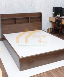 Mẫu giường ngủ giá rẻ thiết kế đơn giản