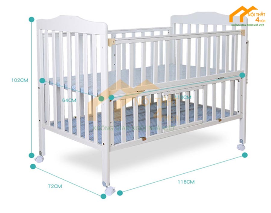 Kích thước giường cũi
