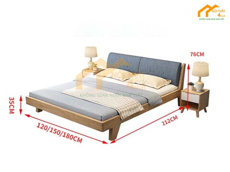 Kích thước của giường 2 người