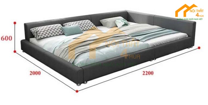 Kích thước giường ngủ 4 người