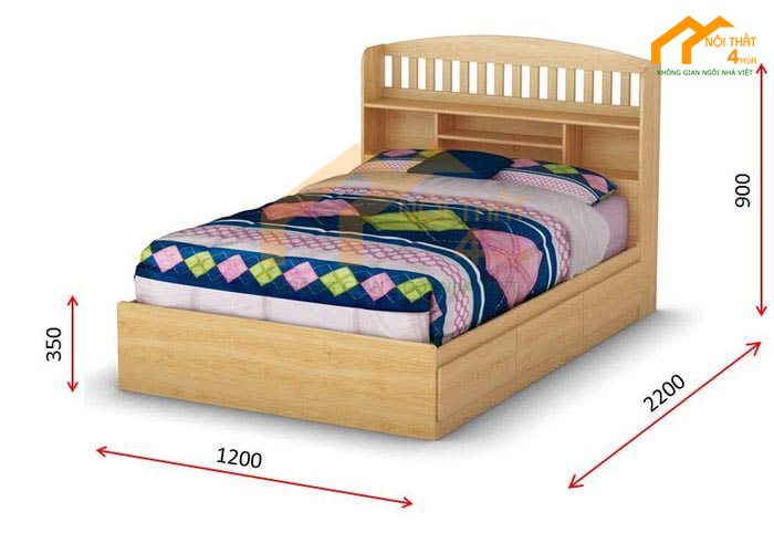Kích thước giường cho 1 bé