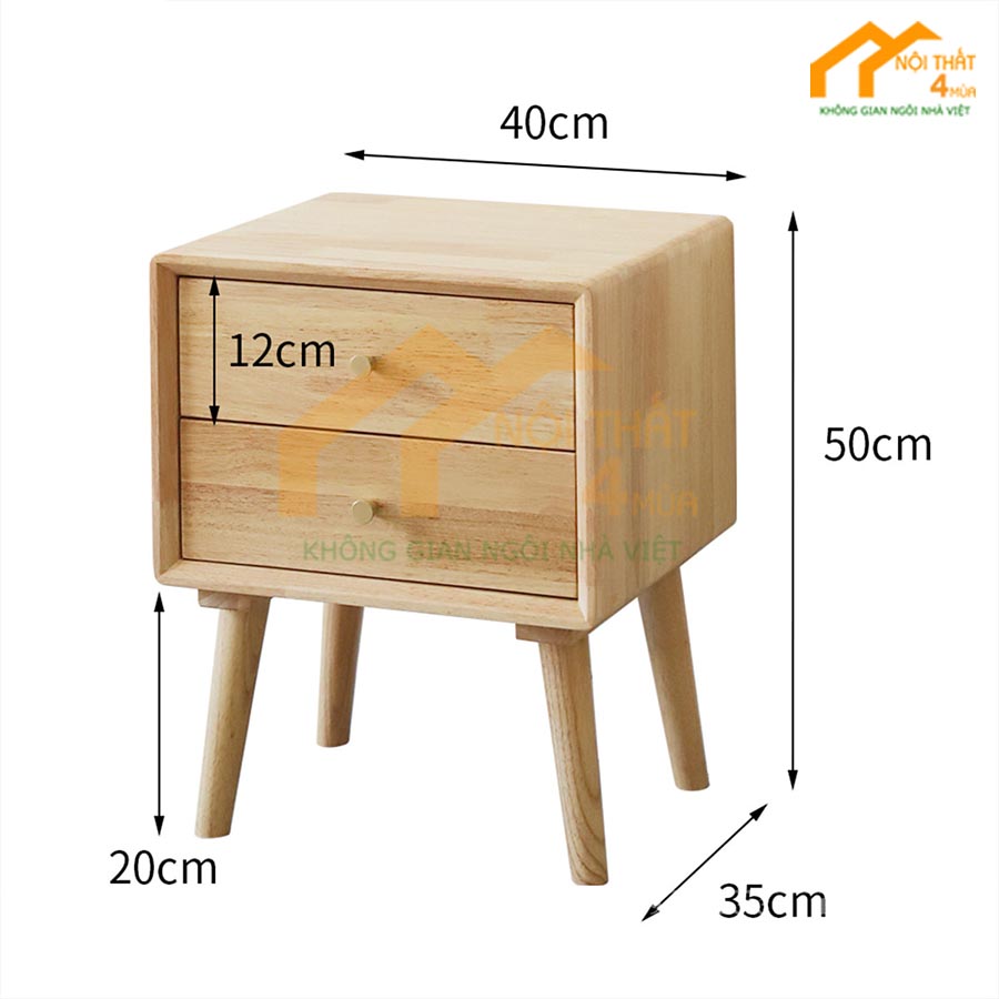 Kích thước tab đầu giường đẹp hiện đại