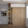 Mẫu tủ quần áo gỗ Melamine