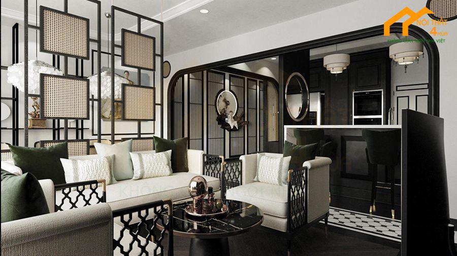 5 Mẫu thiết kế nội thất chung cư 120m2 đẹp đẳng cấp 10 Bố trí không gian