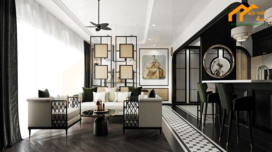 5 Mẫu thiết kế nội thất chung cư 120m2 đẹp đẳng cấp 1 Mẫu thiết kế nội thất chung cư 120m2 đẹp