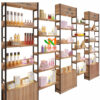 Kệ trưng bày mỹ phẩm khung sắt - KTBMP04 2 Mẫu tủ trưng bày mỹ phẩm khung sắt