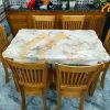 Bộ bàn ăn mặt đá gỗ sồi 4 ghế Vancouver - BA4GS04 2 Bàn ăn 4 ghế mặt đá gỗ sồi hiện đại