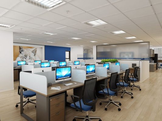 Dịch vụ thiết kế nội thất văn phòng đẹp