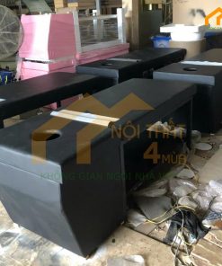 Mẫu giường gội bòn sư vuông cao cấp