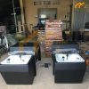Giường gội đầu 2in1 - Bồn sứ vuông màu đen - GGDV04 2 Mẫu giường gội bòn sư vuông cao cấp