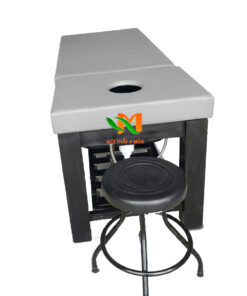 Giường gội đầu chân gỗ giá rẻ