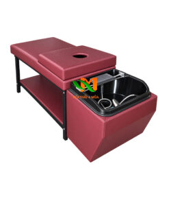 Giường vuông bồn nhựa màu nâu đất