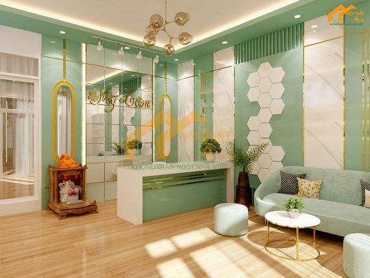 Mẫu thiết kế spa Mỹ Tâm Gò Vấp