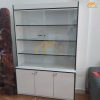 Mẫu tủ trưng bày mỹ phẩm cửa lùa