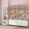Mẫu tủ trưng bày mỹ phẩm hiện đại