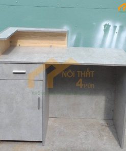 Bàn thu ngân phối 2 màu 1m2 - QLT30 3 Bàn thu ngân phối 2 màu 1m2 đẹp