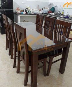 Mẫu bộ bàn ăn gia đình hiện đại