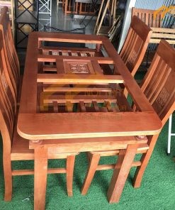 Mẫu bộ bàn ăn 6 ghế gia đình hiện đại