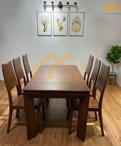 Mẫu bộ bàn ăn 6 ghế hiện đại