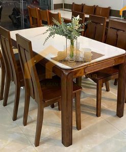 Mẫu bộ bàn ăn gia đình hiện đại