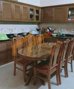 Mẫu bộ bàn ăn gia đình hiện đại