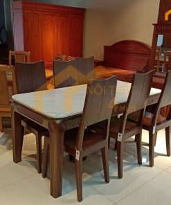 Mẫu bộ bàn ăn gia đình hiện đại