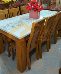 Bộ bàn ăn 6 ghế Haiti hiện đại - BA4GS13