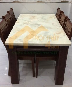 Bộ bàn ăn 1m6 ghế Haiti hiện đại - BA4GS18