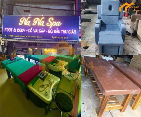 Cung cấp giường massage body cho spa tại Phú Quốc