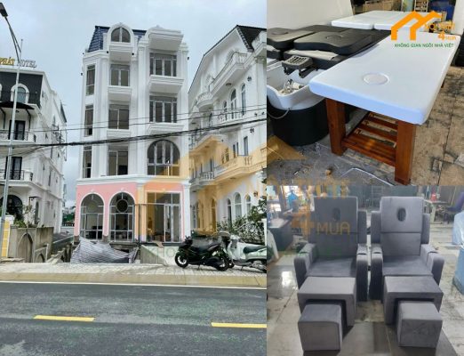 Giường massage body gỗ tràm cao cấp tại Đà Lạt