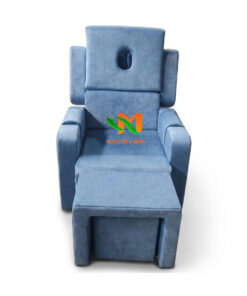 Ghế foot massage nâng hạ bọc nhung cao cấp