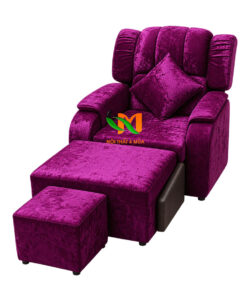 Ghế foot massage nâng điện bọc nhung cao cấp