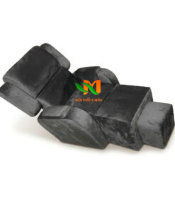 Ghế foot massage nâng hạ bọc nhung cao cấp